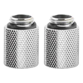 2pcs Water Cooling G1/4 Male to Female Extender Fitting Adapter Screw Seat (20mm)
