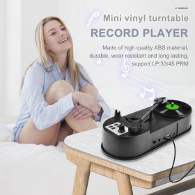 33/45 PRM LP Turntable to MP3 Converter Vinyl to MP3 Converter Turntable with 5V DC Adapter with  SD Card Slot