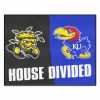 Wichita State - Kansas House Divided Rug 33.75"x42.5"