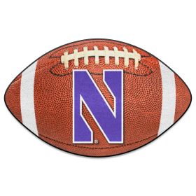 Northwestern Football Rug 20.5"x32.5"