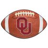 Oklahoma Football Rug 20.5"x32.5"