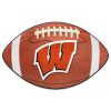 Wisconsin Football Rug 20.5"x32.5"