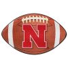 Nebraska Football Rug 20.5"x32.5"