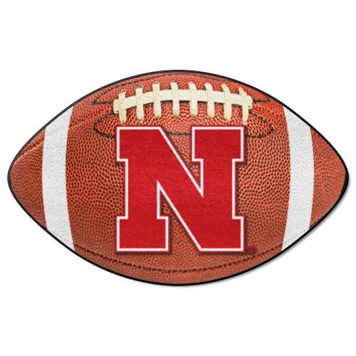 Nebraska Football Rug 20.5"x32.5"