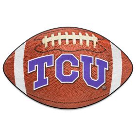 TCU Football Rug 20.5"x32.5"