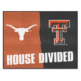 Texas - Texas Tech House Divided Rug 33.75"x42.5"