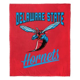 Delaware State OFFICIAL NCAA "Alumni" Silk Touch Throw Blanket; 50" x 60"