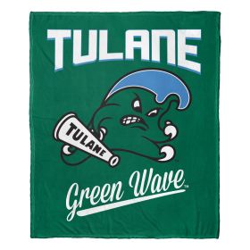 Tulane OFFICIAL NCAA "Alumni" Silk Touch Throw Blanket; 50" x 60"