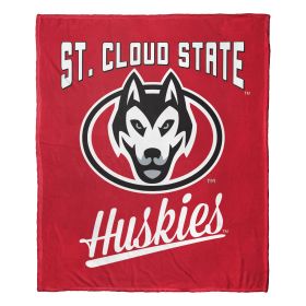 St Cloud State OFFICIAL NCAA "Alumni" Silk Touch Throw Blanket; 50" x 60"