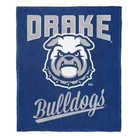 Drake OFFICIAL NCAA "Alumni" Silk Touch Throw Blanket; 50" x 60"