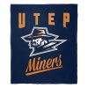 UTEP Texas El Paso Miners OFFICIAL NCAA "Alumni" Silk Touch Throw Blanket; 50" x 60"