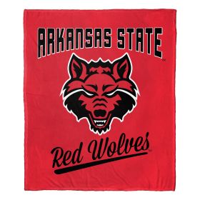 Arkansas State OFFICIAL NCAA "Alumni" Silk Touch Throw Blanket; 50" x 60"