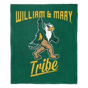 William & Mary OFFICIAL NCAA "Alumni" Silk Touch Throw Blanket; 50" x 60"