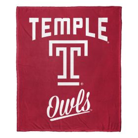 Temple OFFICIAL NCAA "Alumni" Silk Touch Throw Blanket; 50" x 60"