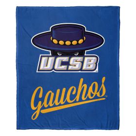 UC Santa Barbara OFFICIAL NCAA "Alumni" Silk Touch Throw Blanket; 50" x 60"
