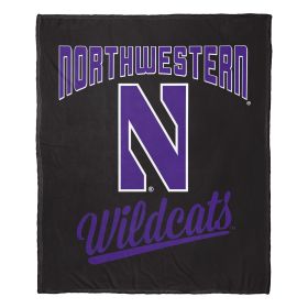 Northwestern OFFICIAL NCAA "Alumni" Silk Touch Throw Blanket; 50" x 60"