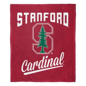 Stanford OFFICIAL NCAA "Alumni" Silk Touch Throw Blanket; 50" x 60"