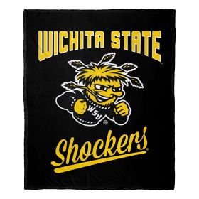 Wichita State OFFICIAL NCAA "Alumni" Silk Touch Throw Blanket; 50" x 60"