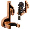 Guitar Holder Wall Mount Ash Wood Wooden Guitar Hanger Hook Stand Rack Guitar Hanger for Electric Classic Acoustic and Bass Guitar Musical Instruments