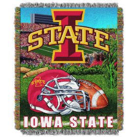Iowa State OFFICIAL Collegiate "Home Field Advantage" Woven Tapestry Throw