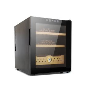 50L Cigar Humidors with Cooling and Heating Function , 300 Counts Capacity Cigar Humidor Humidifiers with Constant Temperature Controller