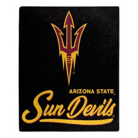 Arizona State OFFICIAL NCAA "Signature" Raschel Throw Blanket
