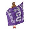 TCU OFFICIAL NCAA "Alumni" Silk Touch Throw Blanket; 50" x 60"