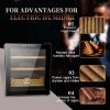 50L Cigar Humidors with Cooling and Heating Function , 300 Counts Capacity Cigar Humidor Humidifiers with Constant Temperature Controller