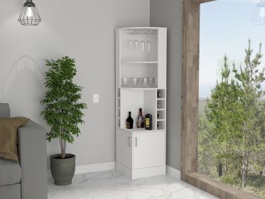 Syrah Corner Bar Cabinet (Color: as Pic)