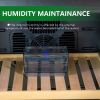 35L Cigar Humidors with Cooling and Heating Function , 250Counts Capacity Cigar Humidor Humidifiers with Constant Temperature Controller